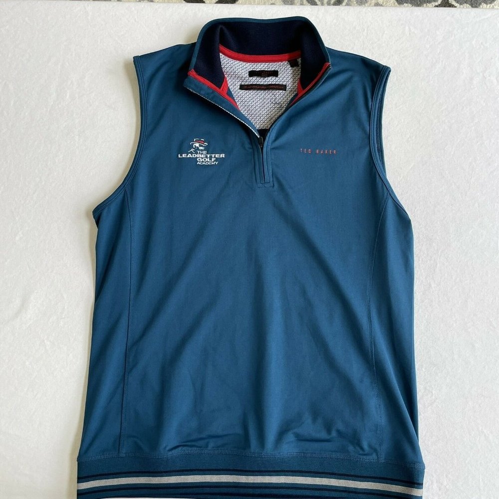 Ted Baker Golf Mens Leadbetter Golf Academy Vest Orlando Florida LARGE? 4 - Picture 2 of 6